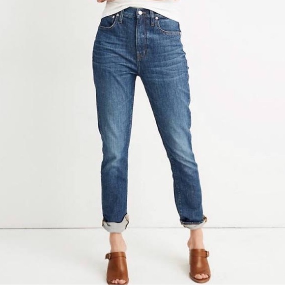 Madewell High Rise Blue Jeans - Picture 1 of 4